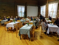 65-vuotisjuhla pidettiin Lipinlahden Nuorisoseurantalolla, Tuohuspirtillä.